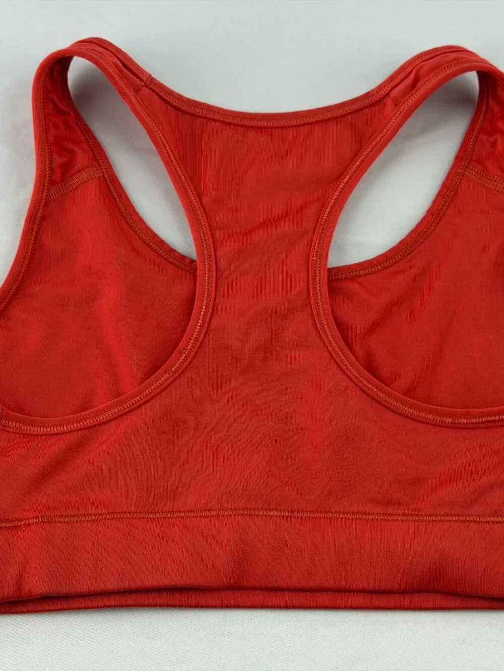 Nike Pro Red Dri-FIT Sports Bra Women Size S Athletic Workout Fitness Gym